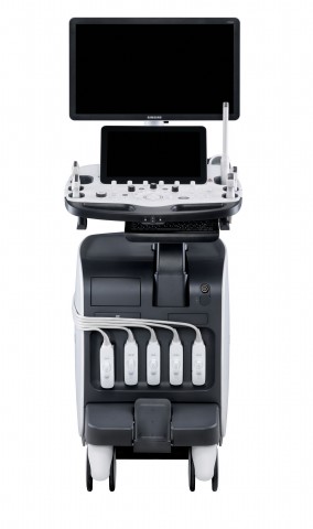 삼성이 영상의학과용 프리미엄 초음파 진단기기 RS85를 출시했다