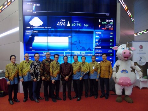 신한금융투자 인도네시아가 인도네시아 현지 2위 아이스크림 제조 업체인 캄피나의 기업공개를 19일에 성공리에 진행했다