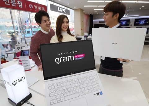 LG전자가 출시한 2018년형 LG 그램