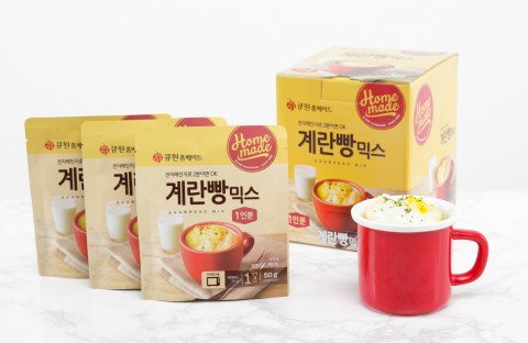 삼양사가 큐원 홈메이드 계란빵믹스를 출시한다