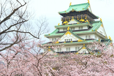 씨제이월디스 오사카 핵심 일주 패키지 여행 상품 일정에 포함된 오사카성