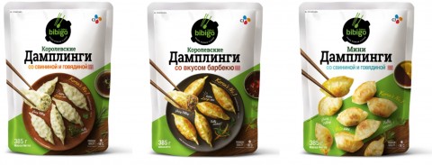 CJ제일제당 비비고 만두 러시아 현지 생산 제품