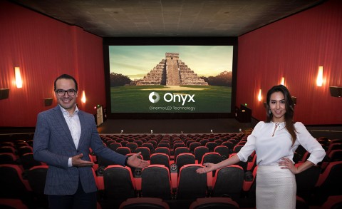 삼성전자가 중남미 최대 영화관 사업자에 시네마 LED 오닉스를 공급했다