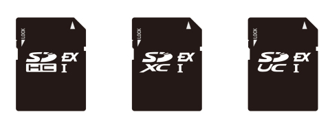 SDHC Express, SDXC Express 및 SDUC Express 카드