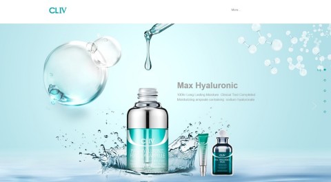 CLIV USA 홈페이지 화면