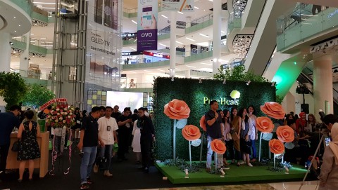 인도네시아 자카르타 Atrium Mall Gandaria City에서 개최된 퓨어힐스 론칭쇼 현장