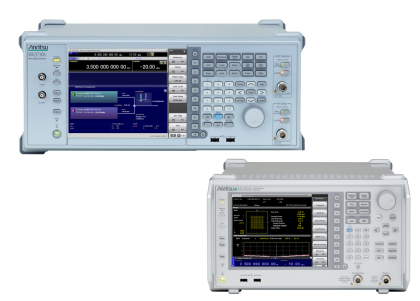 안리쓰코퍼레이션의 MG3710A signal generator with MS2690A/MS2691A/MS2692A signal analyzers