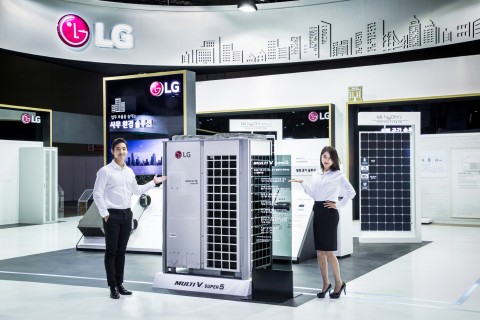LG전자의 2018 대한민국 에너지대전 부스
