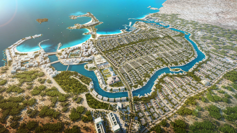 아부다비와 두바이 사이의 사헬 알 에마랄의 아름다운 해안선에 위치한 알주르프 종합계획도