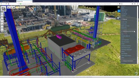 PlantSight brings together data from multiple 3D models including reality meshes in one portal view, allowing rapid access to information that has previously been inaccessible
