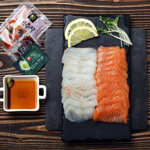 GS fresh 숙성 광어연어 모둠회