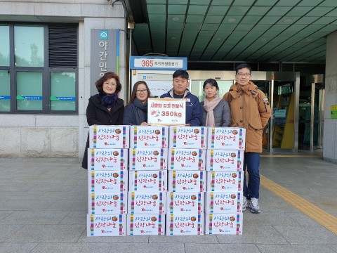 국경 없는 나눔을 실천하는 NGO 월드쉐어는 사랑의 김치 700kg을 부천시 및 계양구의 소외계층에 전달했다