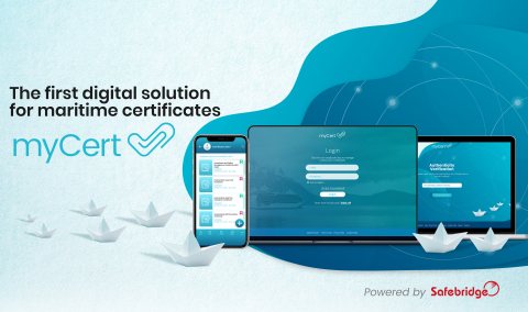 myCert - 해상 인증을 위한 최초의 디지털 솔루션