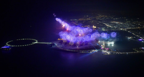 2019 Ras Al Khaimah New Year’s Eve Fireworks captivates the world with a breathtaking spectacle