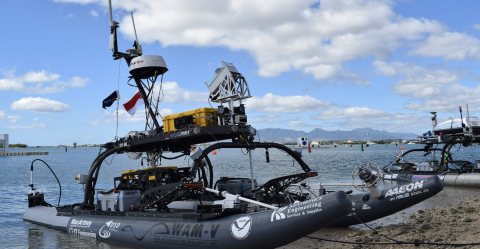 차세대 공학도들이 매리타임 로봇X 챌린지를 통해 라이다 3D 인지 기술이 자율운항 선박을 작동하게 하는 방식을 배우게 된다