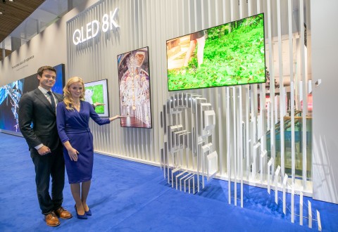 삼성전자 ISE 2019 QLED 8K 사이니지