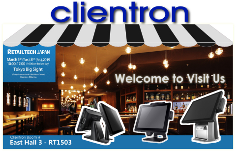 Clientron to Display its Latest POS Terminals at RETAILTECH JAPAN 2019