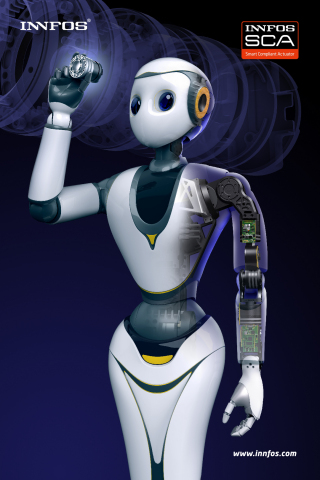 INNFOS가 MWC서 지능형 로봇 XR1을 공개했다