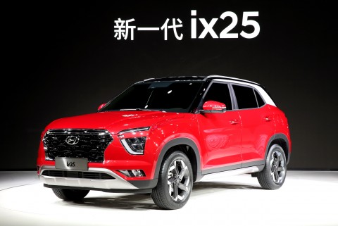 현대차가 2019 상하이 국제모터쇼에서 처음 공개한 중국 전략형 SUV 신형 ix25