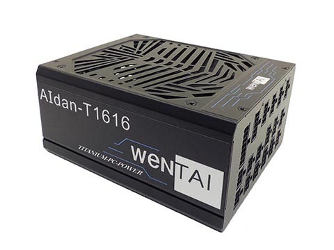 웬타이의 1.6 kW ATX PC 게임용 전원공급장치 신제품은 트랜스폼의 Gen III GaN FET를 사용하여 약 95%의 효율성을 가지는 W80 PLUS® 티타늄 전원공급장치를 구성한다
