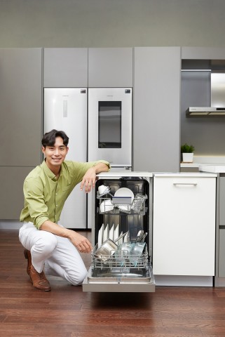 삼성전자가 출시한 한국형 식기세척기 신모델