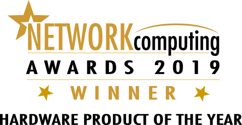 런던서 열린 2019 네트워크컴퓨팅어워드서 엑사그리드가 올해의 하드웨어 제품 상을 수상했다