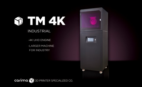 캐리마의 산업용 DLP방식 3D프린터 TM 4K