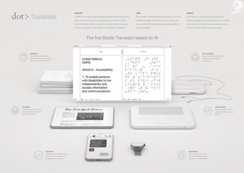 Dot Translation Engine. The First AI Braille Translation Software