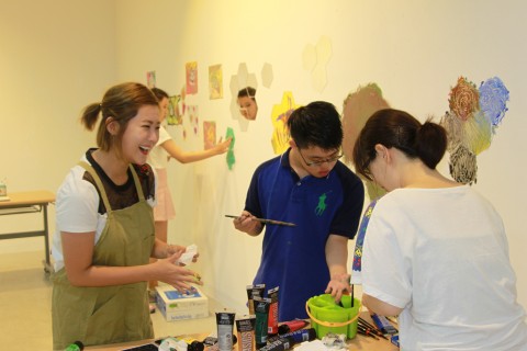 권지안 작가, 잠실창작스튜디오 - 장애아동 미술 멘토링 2017년 참여