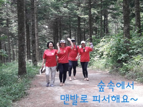 워크앤런, 27일 폭염 탈출 숲속 맨발걷기 행사 개최