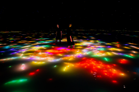 teamLab Planets, a Museum Where You Move Through Water in Toyosu, Tokyo, Is Currently a Space for Au...