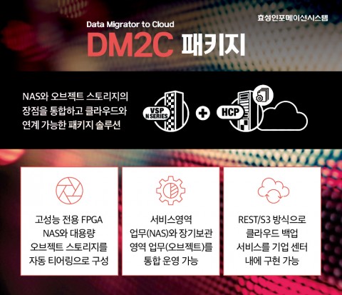 효성인포메이션시스템 DM2C 패키지