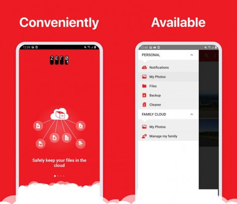 제로1이 ASD코리아의 클라우다이크를 사용해 서비스 중인 유미스페이스의 모바일 앱