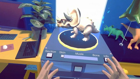 이디엠아이가 선보이는 ‘그로몬 VR - 공룡’ 콘텐츠