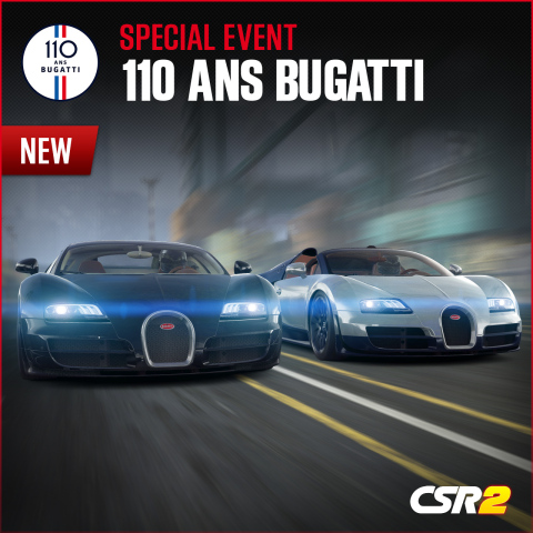 CORRECTING and REPLACING PHOTO Zynga Celebrates Bugatti’s 110th Anniversary with Special CSR Racing ...