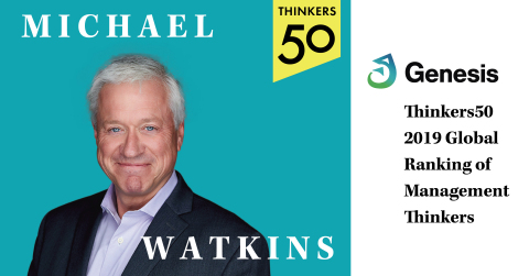 Genesis Co-Founder Michael Watkins Is Named One of the World’s Most Influential Business Thinkers