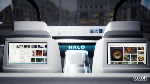 New Shared Mobility Concept, Luxoft HALO, Introduces a Revolutionary Digital, Consumer-Grade In-Vehi...