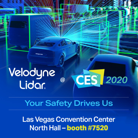 Velodyne Lidar Advances Driver Safety with New Products at CES 2020