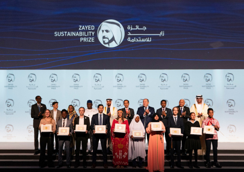 Sheikh Mohammed bin Zayed Honours the 10 Winners of Zayed Sustainability Prize 2020