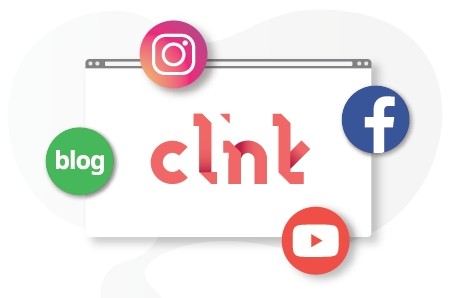 클링크는 인스타그램, 유튜브, 블로그, 페이스북 총 4개 채널에서 인플루언서 마케팅 서비스를 제공한다