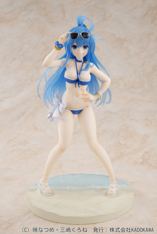 “Konosuba: GOD’S BLESSING ON THIS WONDERFUL WORLD!” Aqua: Light Novel Swimsuit Ver. 1/7 Scale Figure, KADOKAWA Special Set (Price: 18,150 yen) *These images are only samples. Please be aware that actual products may differ from these images