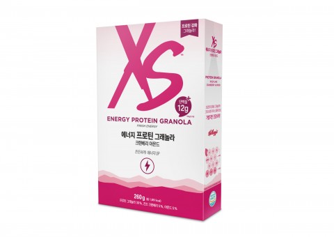 한국암웨이가 XS 에너지 프로틴 그래놀라 크랜베리 아몬드를 출시했다