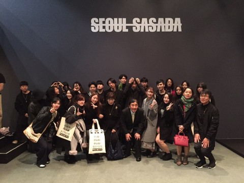 서울 사사다 패션쇼에 참가한 양국 학생들