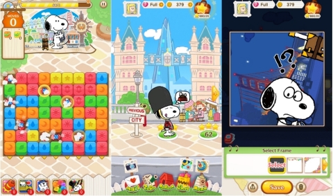 CAPCOM: Just tap! It’s so simple! Fun puzzles! The official start of service for Snoopy Puzzle Journ...