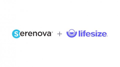 Lifesize와 Serenova 로고