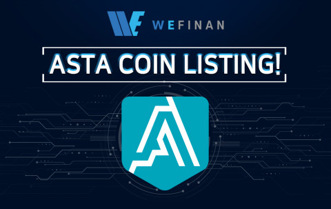 WEFINAN 거래소에 ASTA(아스타) USDT 마켓 상장