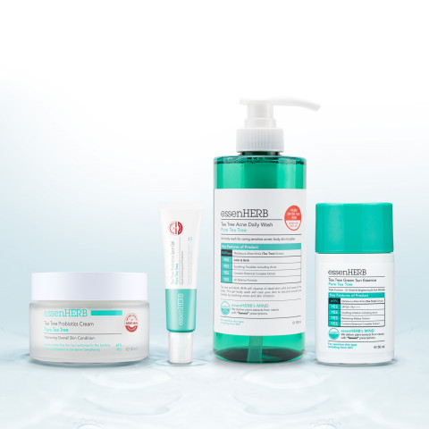 에센허브가 티트리 라인 신제품 4종을 선보인다