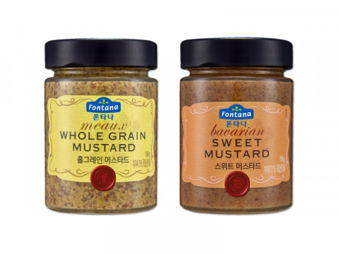폰타나가 유럽 정통 머스타드 2종을 출시했다