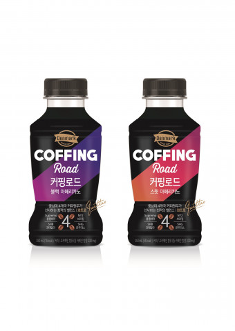 동원F&B가 중남미 4개국 원두로 만든 커핑 로드 아메리카노 페트 2종을 출시했다