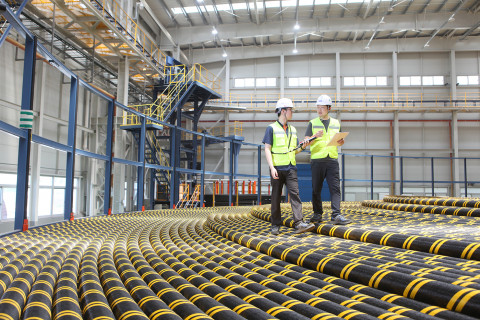 LS전선이 대만 해상풍력단지용 해저 케이블의 첫 출하를 시작했다
